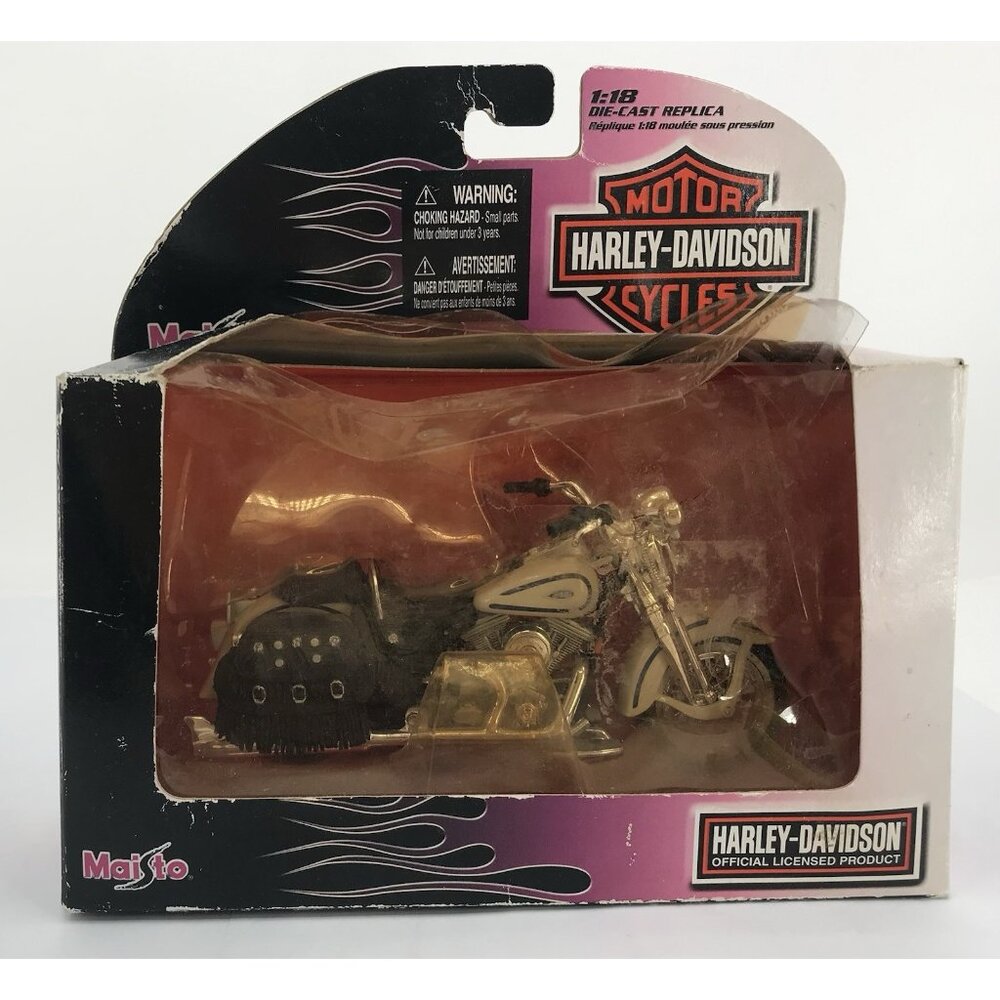 Harley Davidson FLSTS Heritage Springer Maisto 1:18 DIE-CAST REPLICA